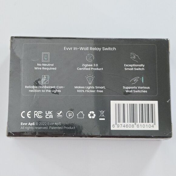 EVVR Smart in-Wall Relay Switch No-Neutral Compatible with Zigbee Single Kit - Picture 7 of 7